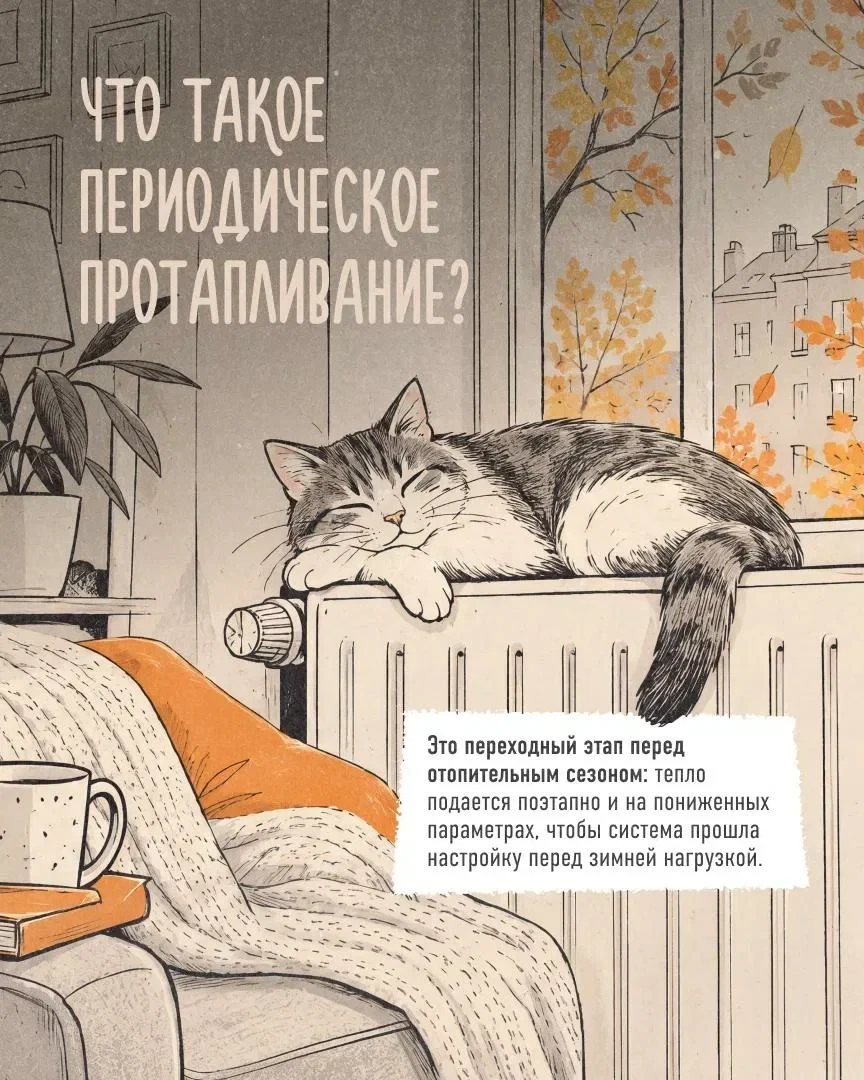 В Петербурге продолжается периодическое протапливание