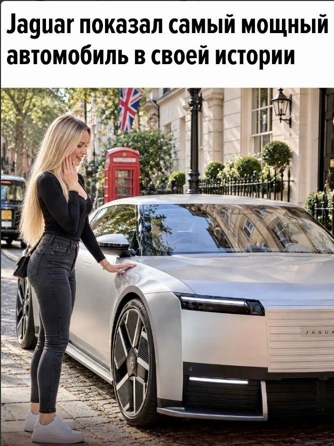 Jaguar показал Type 01 — самый мощный автомобиль в истории марки.