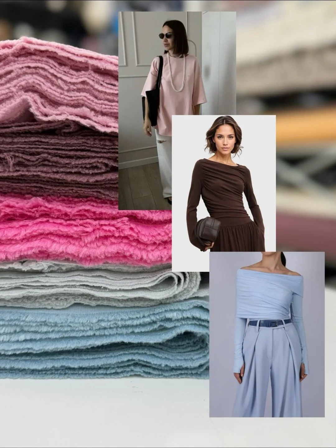 Сегодня показываем невероятную палитру тканей из смесового полотна: полиэстер, вискоза ...