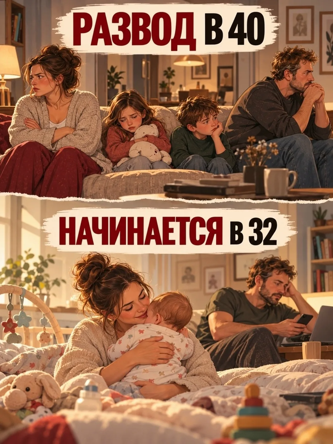 Развод в 40 начинается с 32!