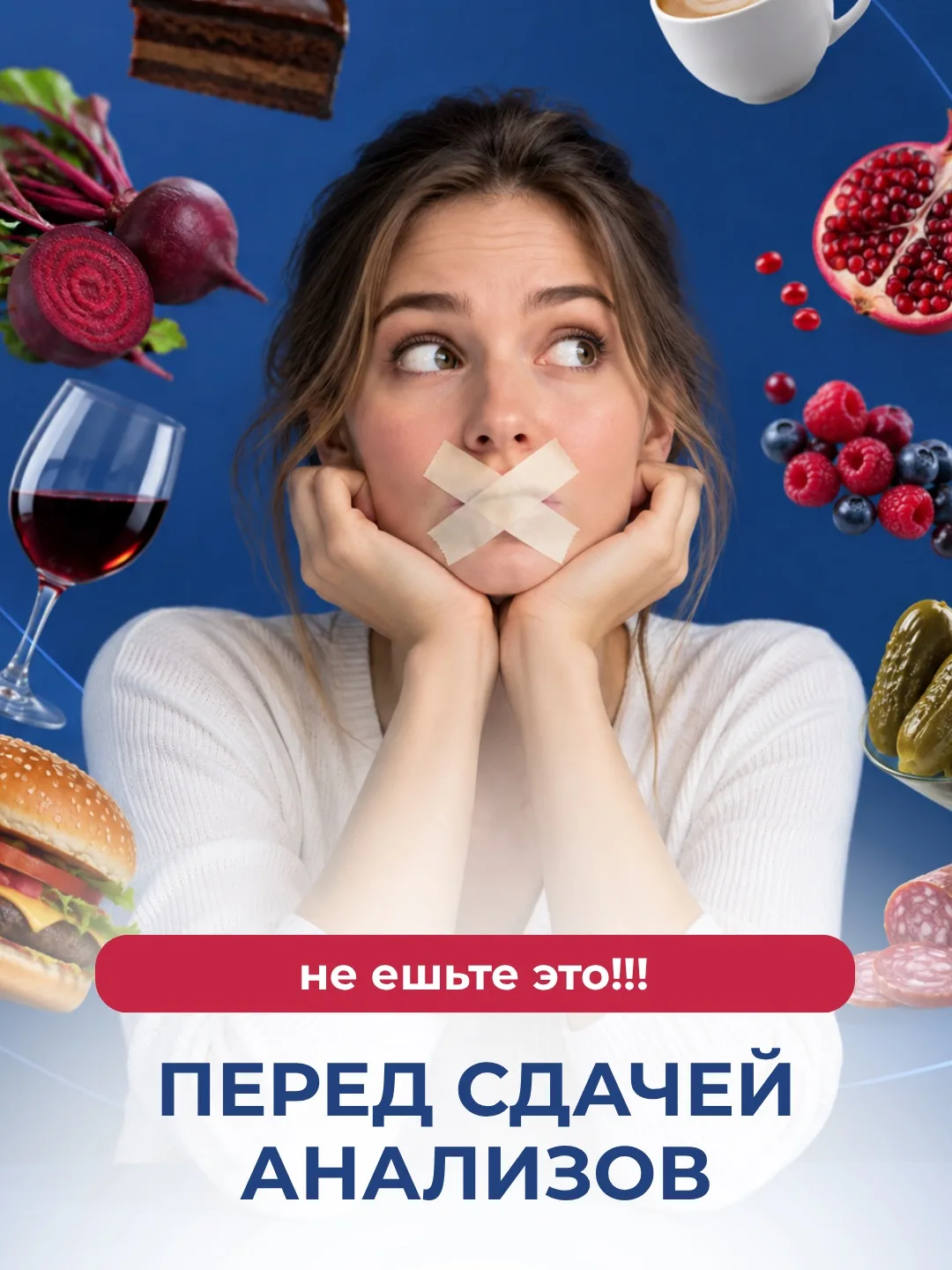 НЕ ЕШЬТЕ ЭТО ПЕРЕД СДАЧЕЙ АНАЛИЗОВ!
