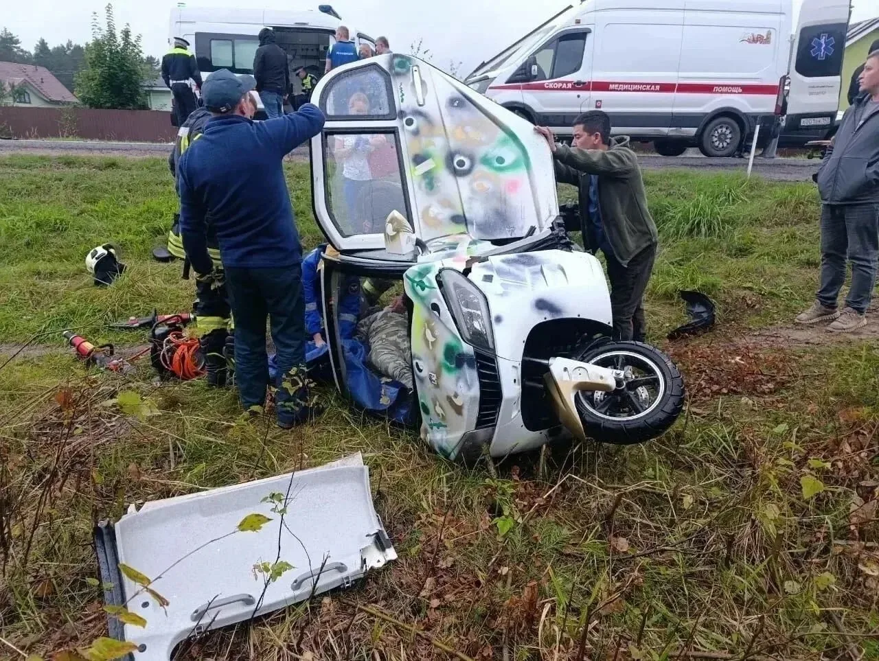 За сутки в Ленинградской области произошло 14 происшествий