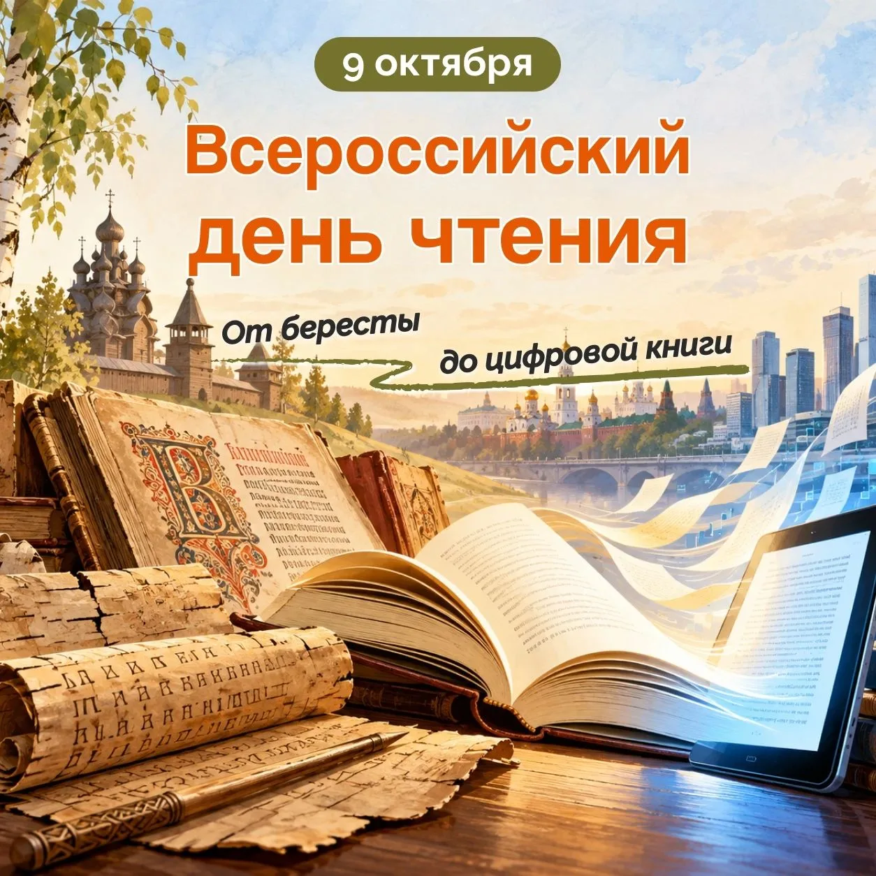 📚 ВСЕРОССИЙСКИЙ ДЕНЬ ЧТЕНИЯ: ПРАЗДНИК ЛЮБВИ К КНИГАМ 📚