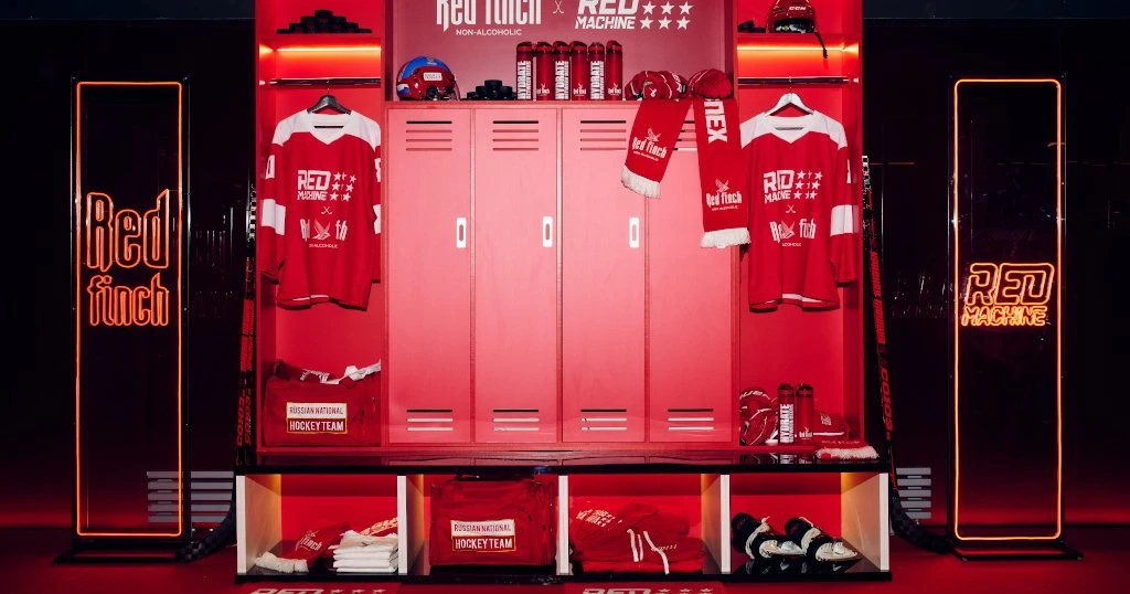 🏒 Red Finch 0.0 надел хоккейную форму: коллаборация с «Красной Машиной» к 80-летию хоккея