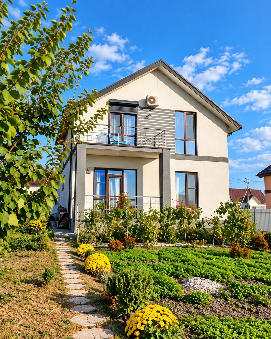 🏡 ЗДЕСЬ ДАЖЕ БАЛКОНЫ - ПО 30 м²! ДОМ НЕДАЛЕКО ОТ МОРЯ С ВИДОМ НА ГОРЫ И ВИНОГРАДНИКИ