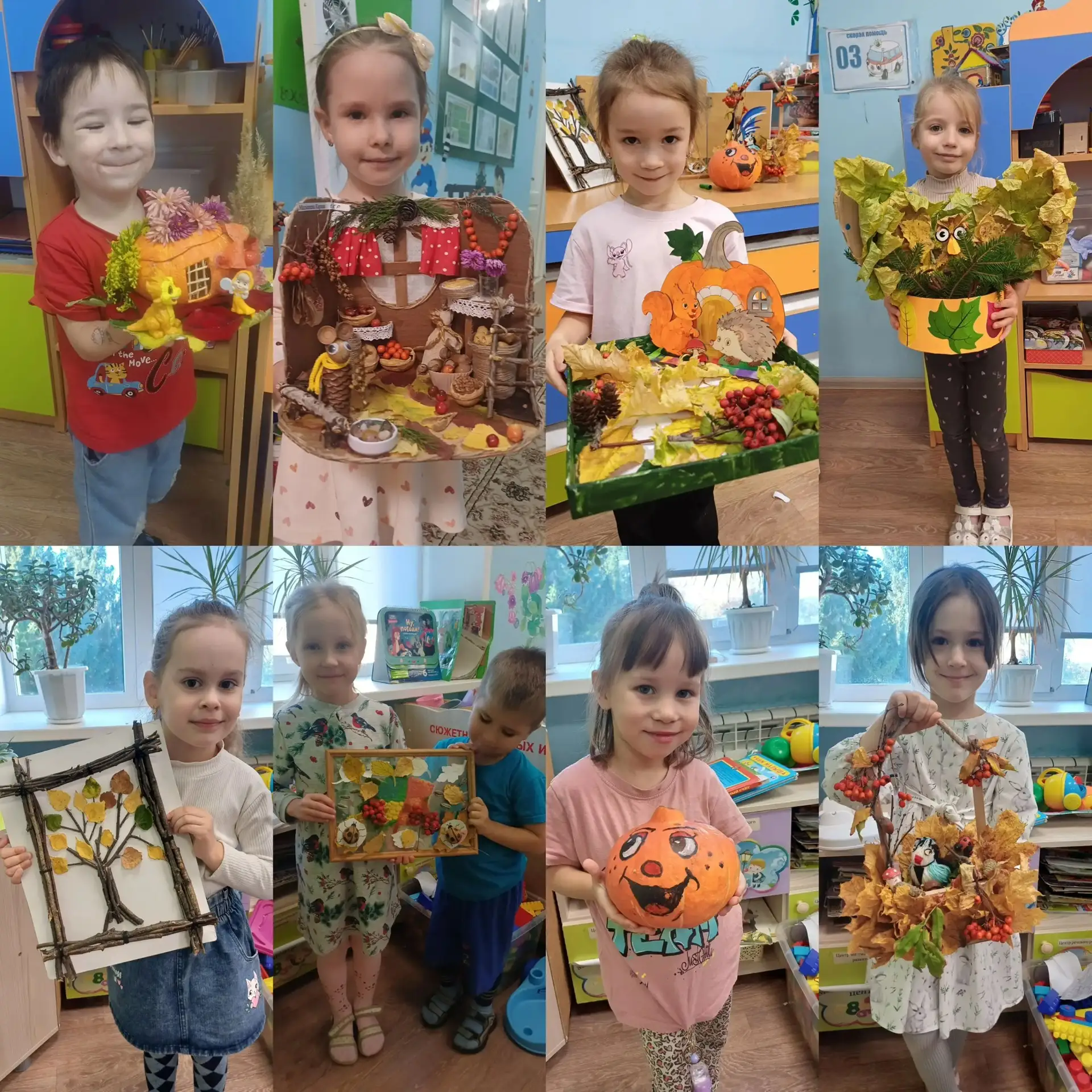 🍂 «Осенний калейдоскоп»: волшебство из даров природы! 🍂
