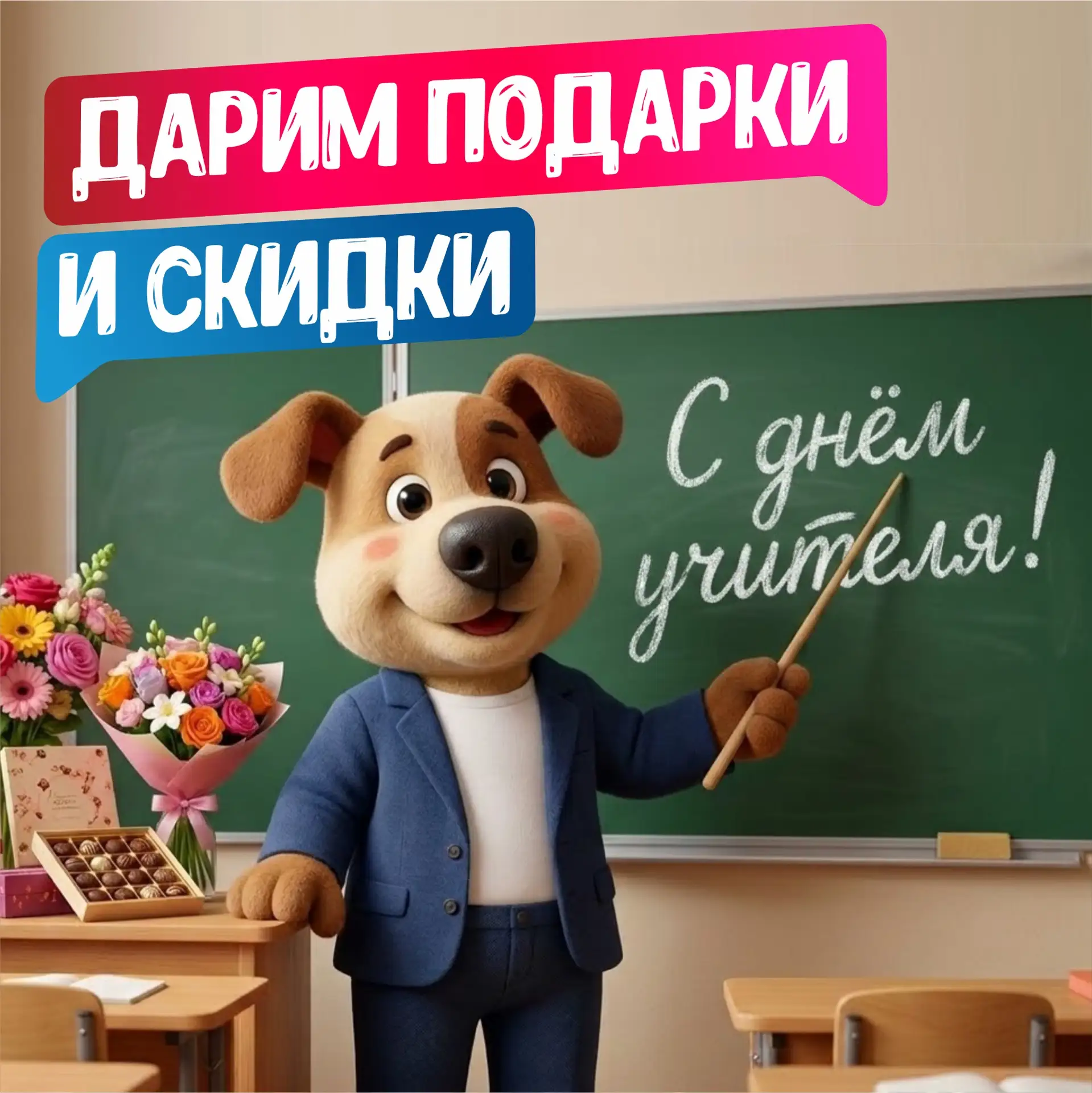 С Днём учителя!