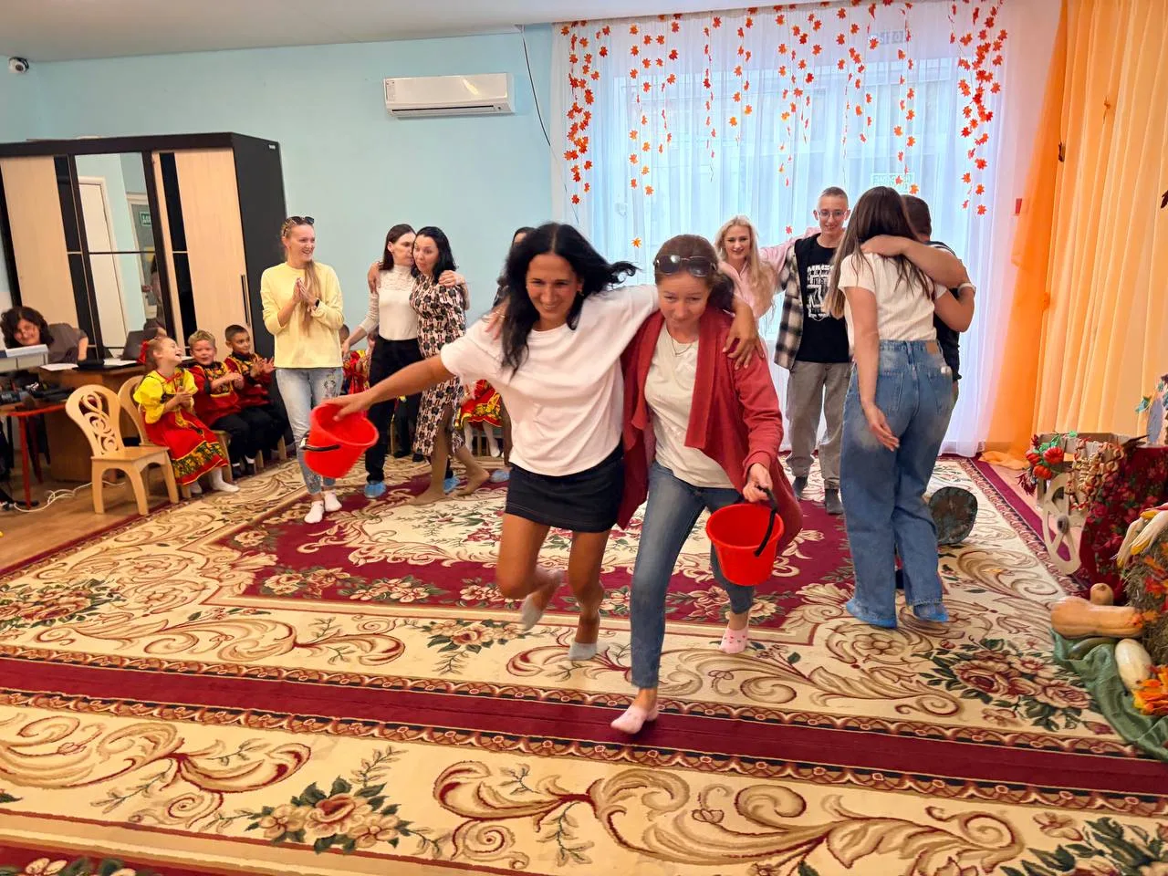 🍁🍂🌻Сегодня эмоционально прошли  "Осенние посиделки" в группах "Смешарики" и "Светляч...