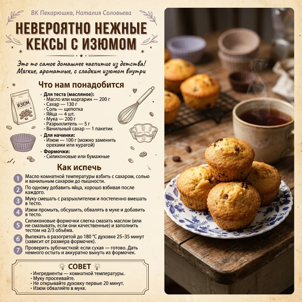 #домашняявыпечка #рецепткекса #пекудома #кчаю #кекссизюмом #рецерт #рецептыдомашнейвыпе...