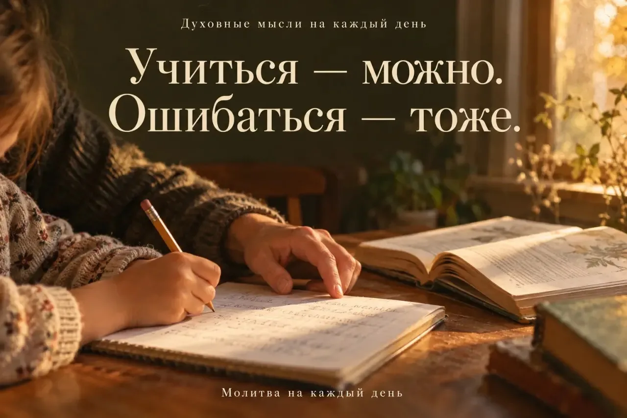 🌿 Учиться — можно. Ошибаться — тоже.