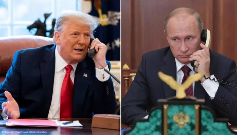 Большая часть разговора Путина и Трампа по инициативе американской стороны была посвяще...