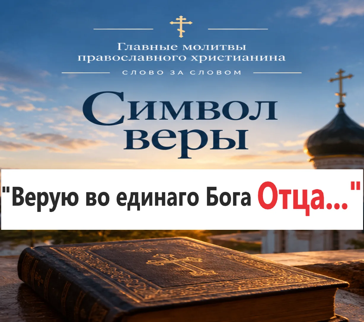 СИМВОЛ ВЕРЫ — СЛОВО ЗА СЛОВОМ