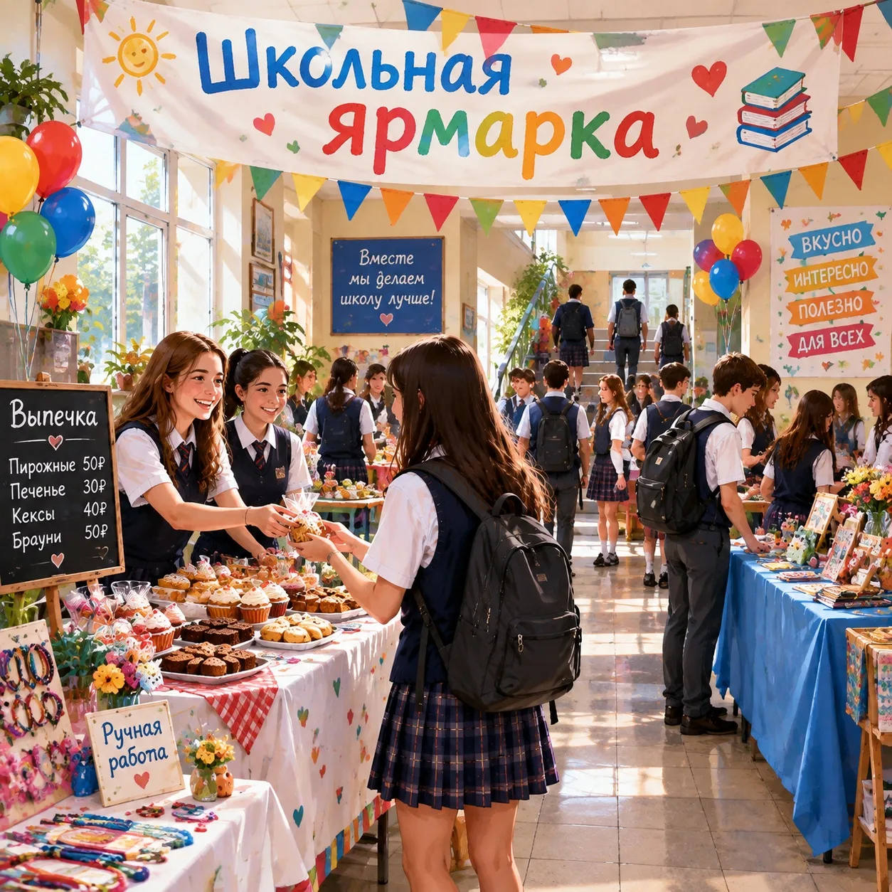 🍂 Внимание, внимание! Школьная ярмарка уже совсем скоро! 🍂