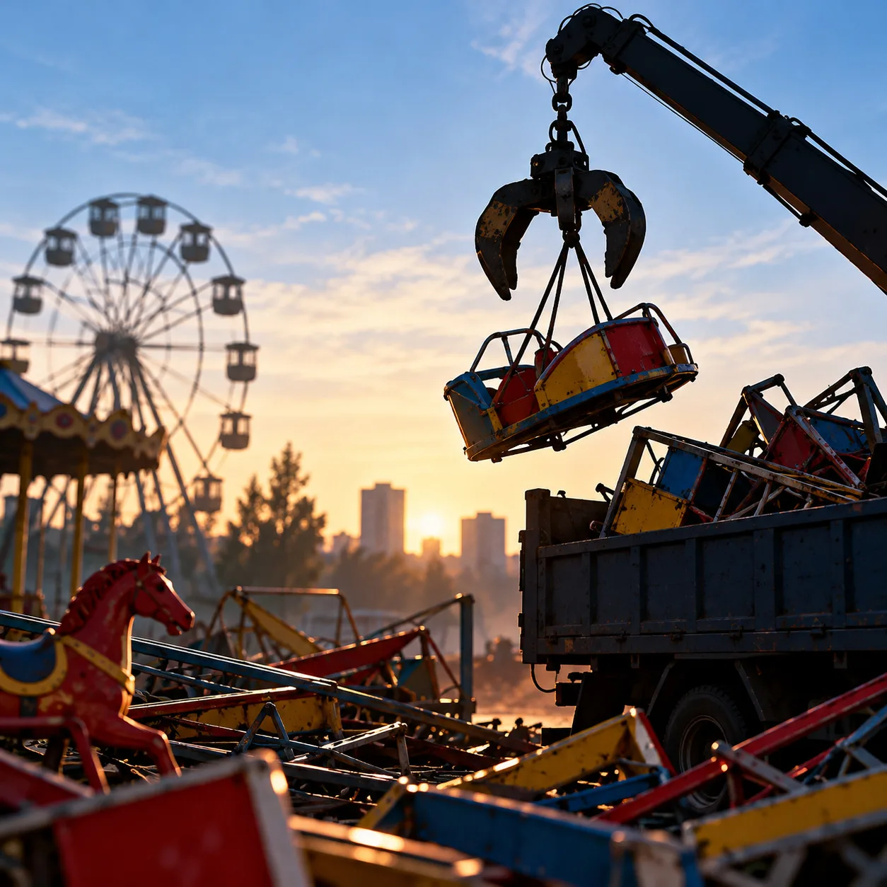 🎡 В Тюмени снесли 31 незаконный аттракцион!