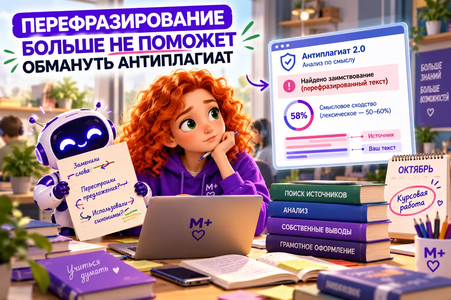 🎓 ПЕРЕФРАЗИРОВАНИЕ БОЛЬШЕ НЕ ПОМОЖЕТ ОБМАНУТЬ АНТИПЛАГИАТ