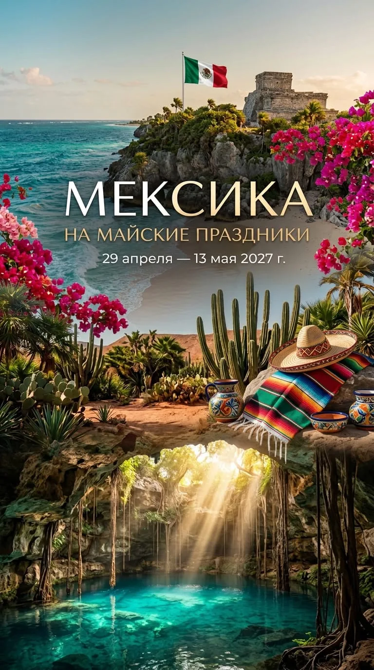 🌵 Для тех, кто соскучился по Мексике… пришло время снова открыть её для себя 🇲🇽✨