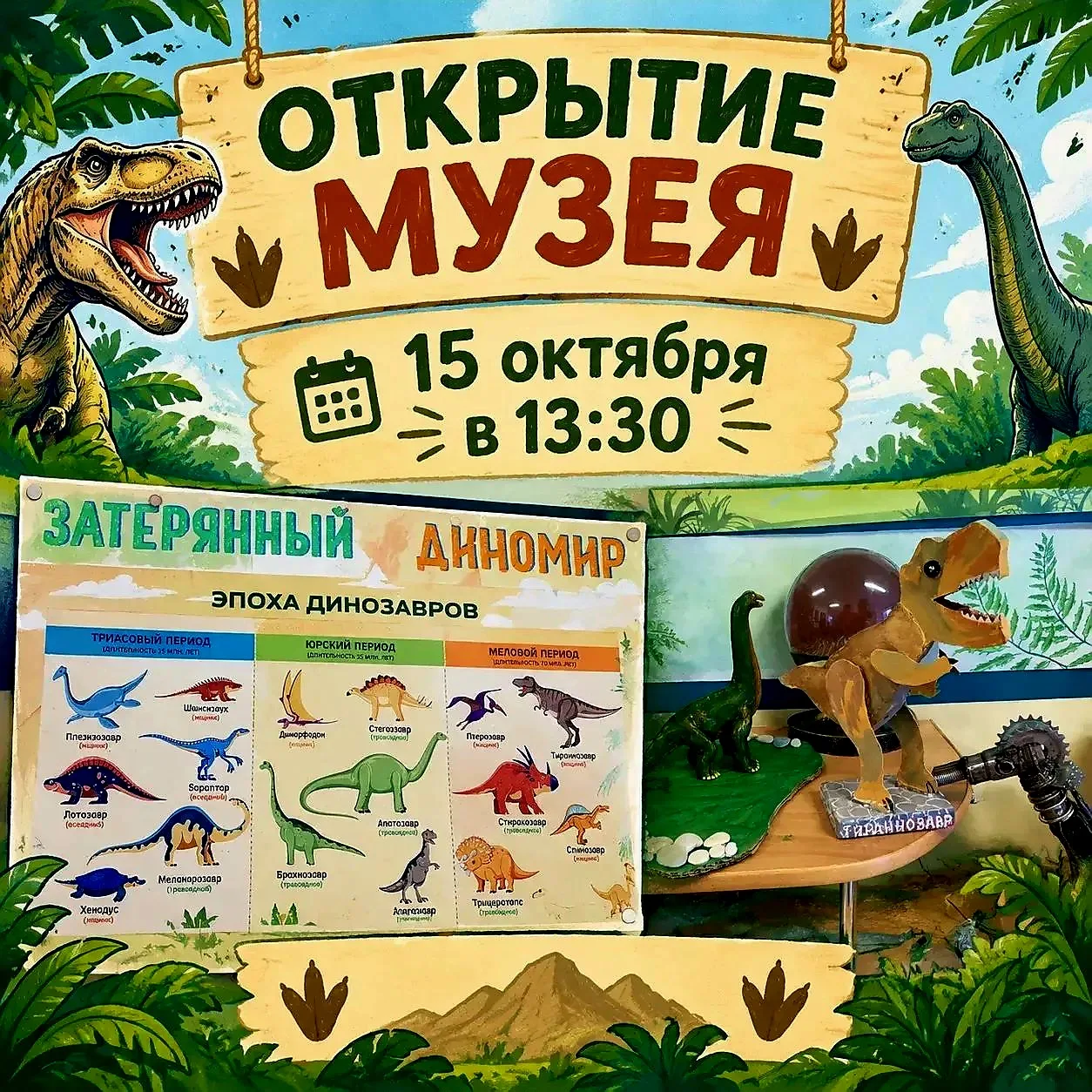 🦖 Готовы перенестись в эру динозавров?