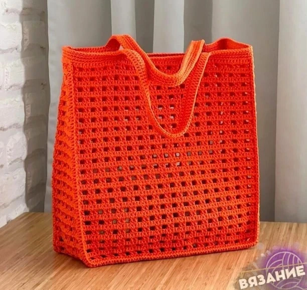 СТИЛЬНАЯ СУМОЧКА КРЮЧКОМ👍
