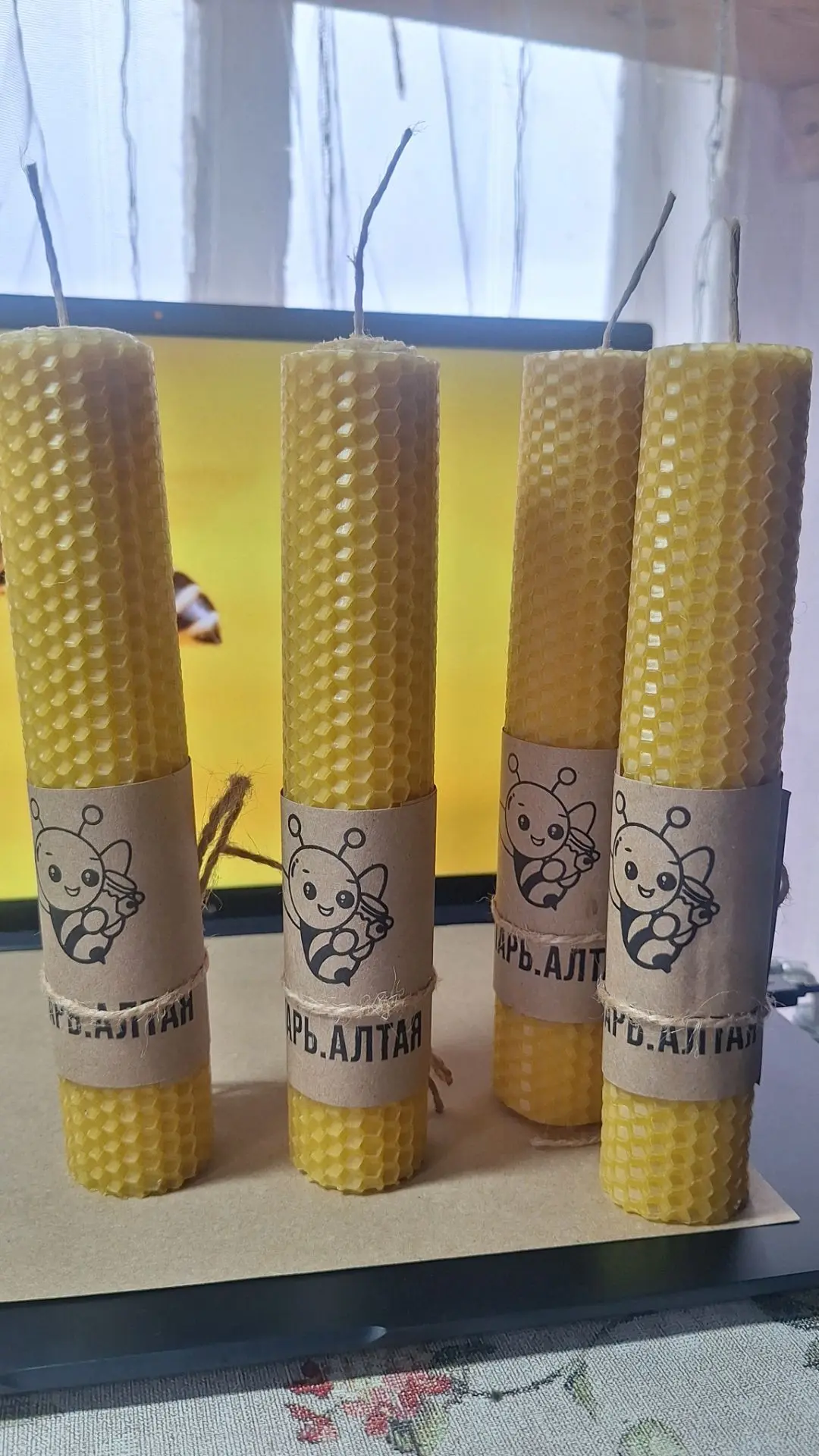🐝Свеча из вощины!🔥🐝