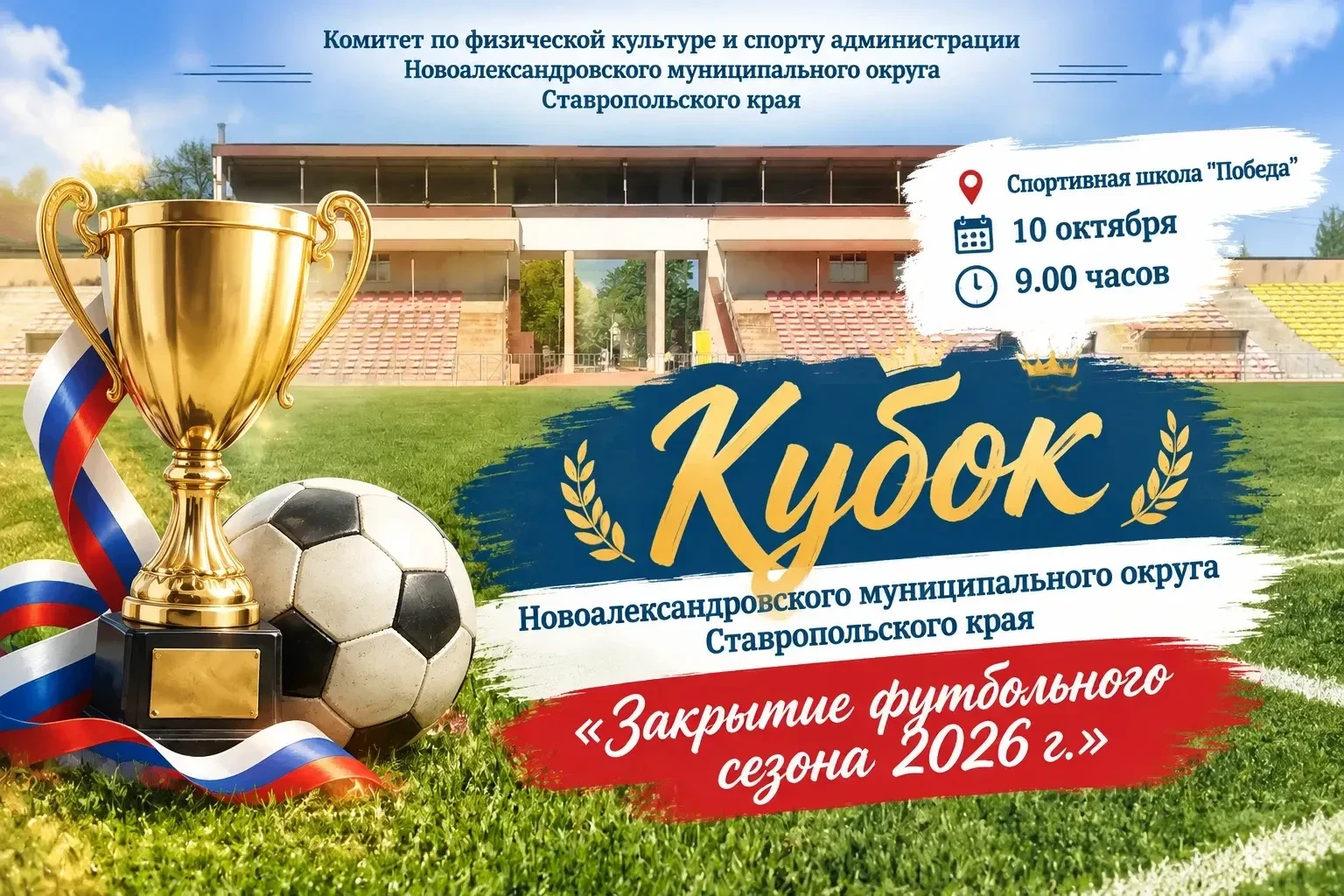 ⚽ Кубок Новоалександровского муниципального округа Ставропольского края «Закрытие футбо...