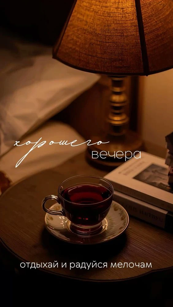 Дорогие мои, желаю вам приятного и уютного вечера 🤍✨