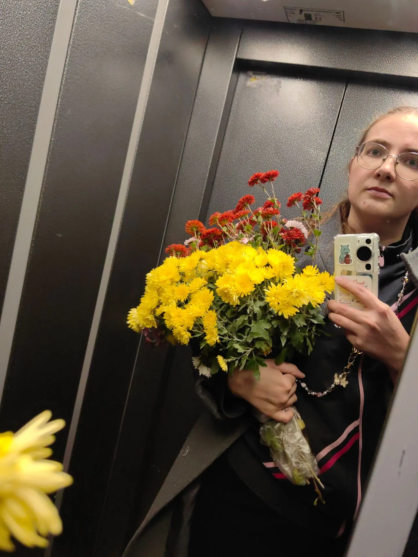 В автобусе все смотрели на мой шикарный букет♥️♥️♥️