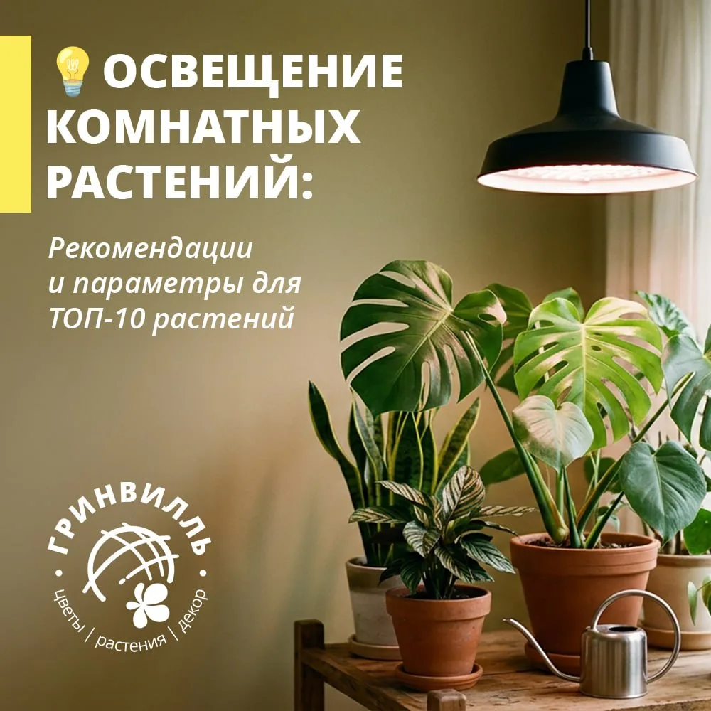 💡 ОСВЕЩЕНИЕ КОМНАТНЫХ РАСТЕНИЙ: РЕКОМЕНДАЦИИ И ПАРАМЕТРЫ ДЛЯ 10 ПОПУЛЯРНЫХ ВИДОВ
