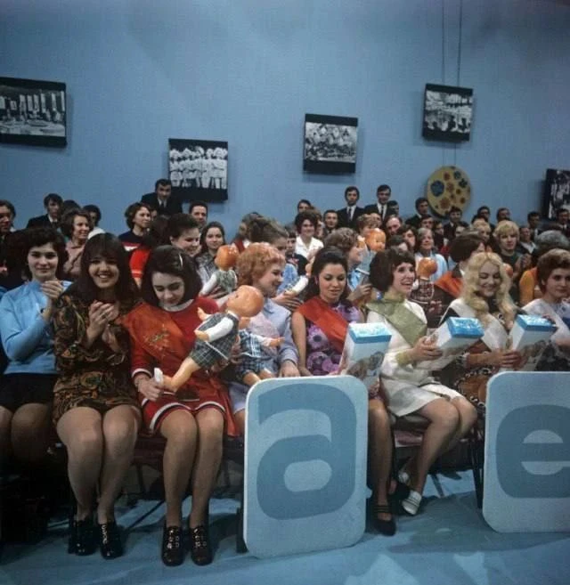 Участницы программы "А ну-ка, девушки!", 1973г.