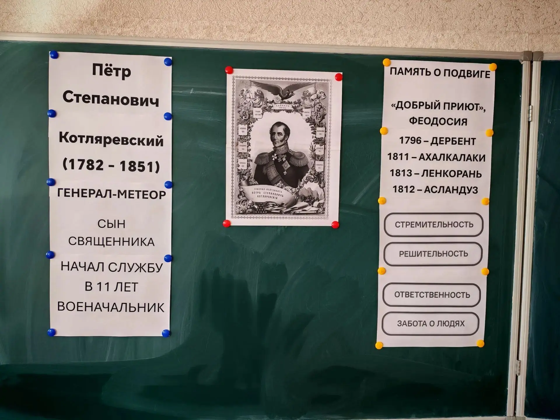 👍В ГБОУ ЛНР "АИТЛ"  для шестиклассников прошёл урок, посвящённый выдающемуся военачаль...
