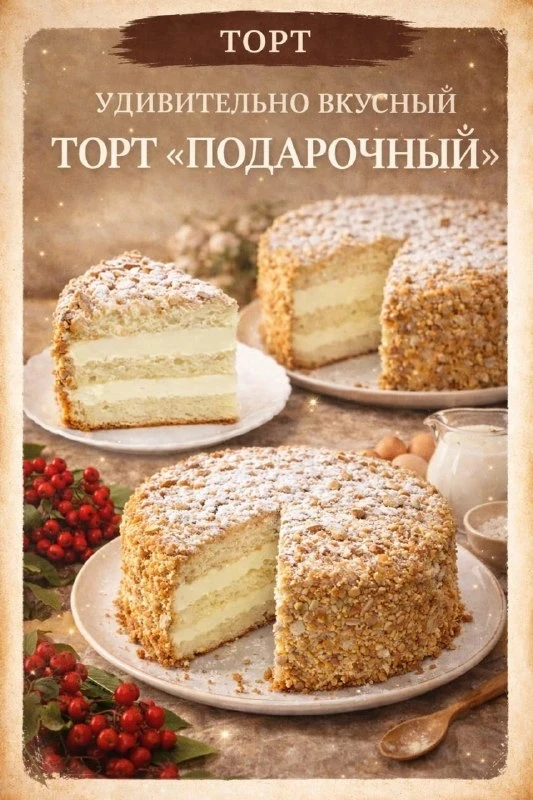 ВЫ ПРОСИЛИ — Я СДЕЛАЛА! СЕЙЧАС БУДЕМ СОБИРАТЬ НЕВЕРОЯТНО ВКУСНЫЙ ТОРТ «ПОДАРОЧНЫЙ», МЯГ...