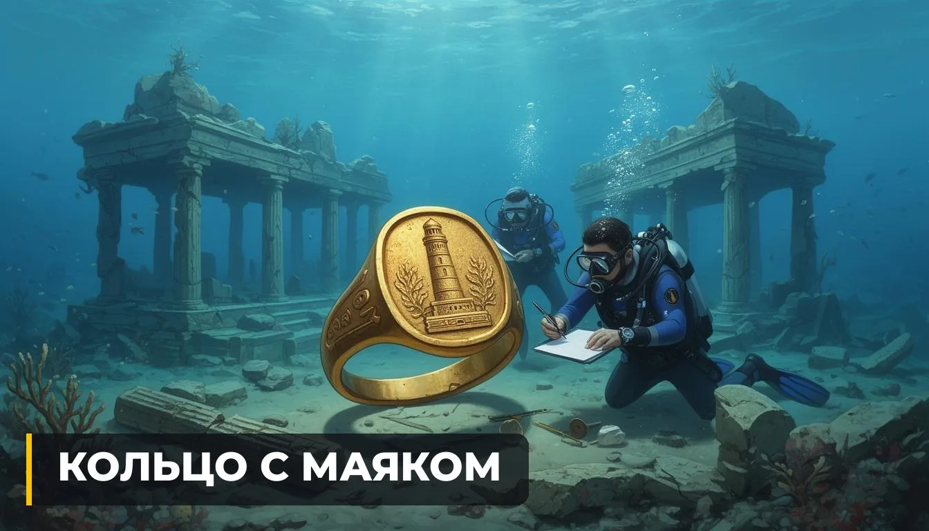 🇪🇬 ПОДВОДНЫЙ ДВОРЕЦ В ЕГИПТЕ ОТДАЛ КОЛЬЦО С МАЯКОМ АЛЕКСАНДРИИ
