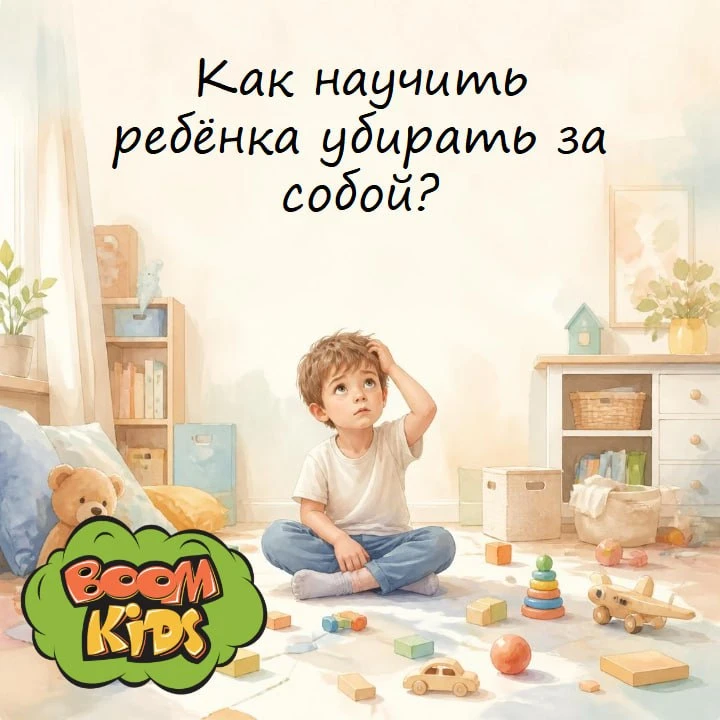 Как научить ребёнка убирать за собой? 🧸