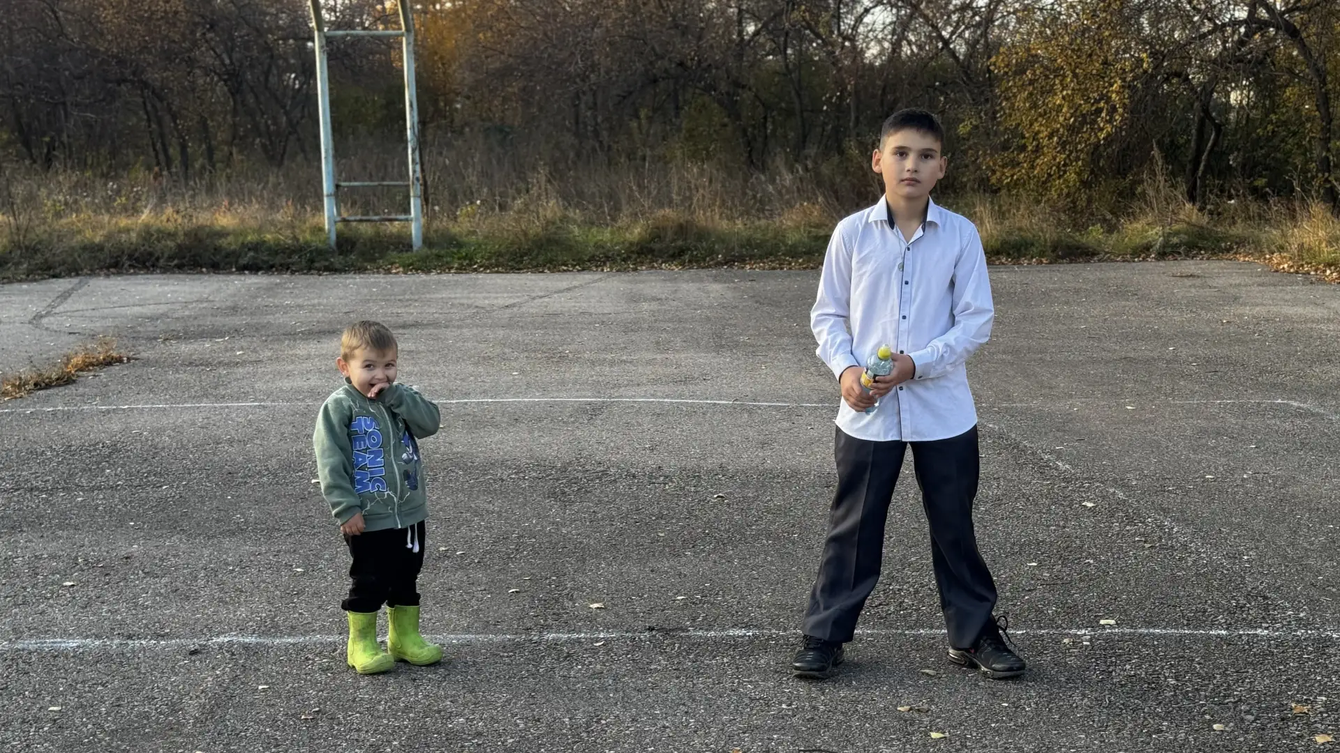Вчера вечерком после школы прогулялись🤪