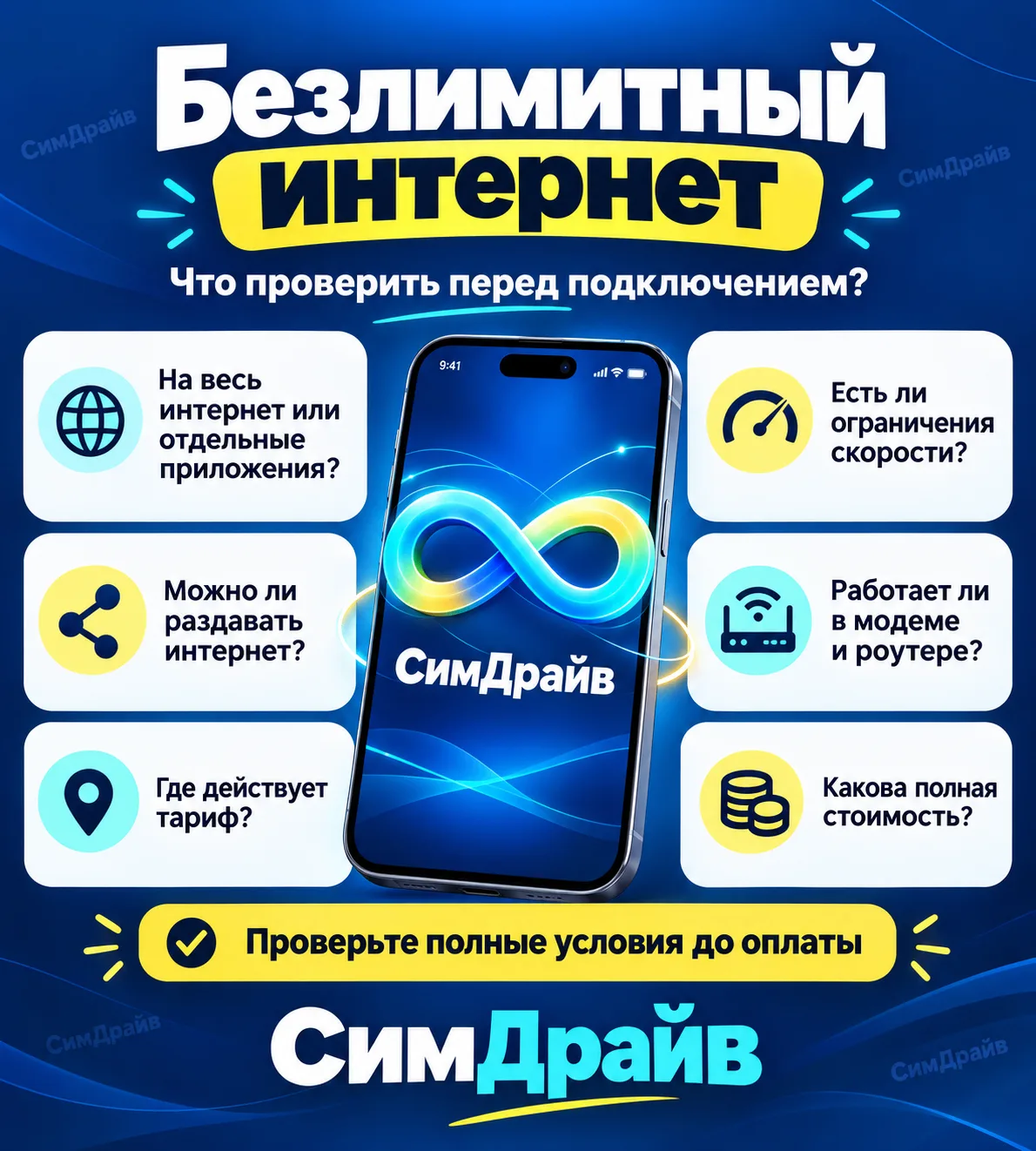 🌐 Безлимитный интернет: что проверить перед подключением?