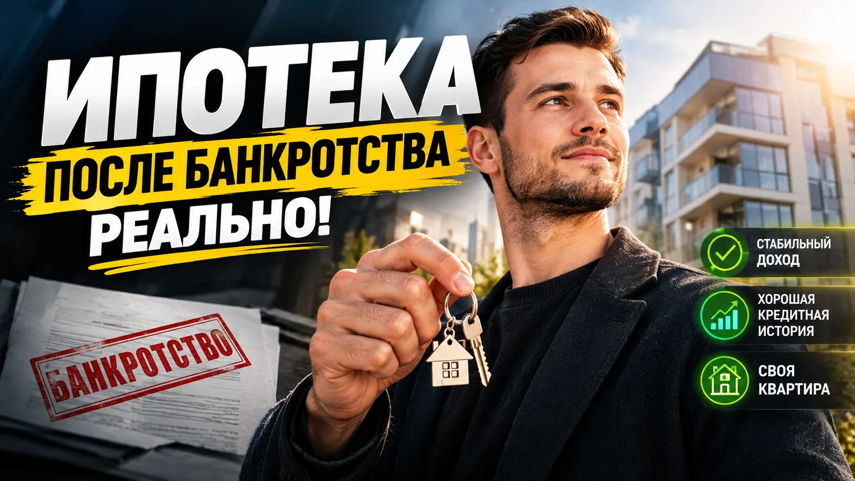🏠 Банкротство — не конец мечты о собственной квартире