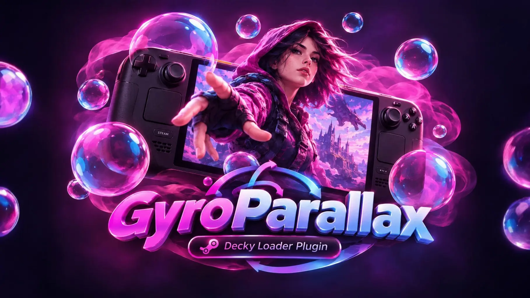 В Decky Loader Россия добавлен плагин GyroParallax в раздел ''тестирование''