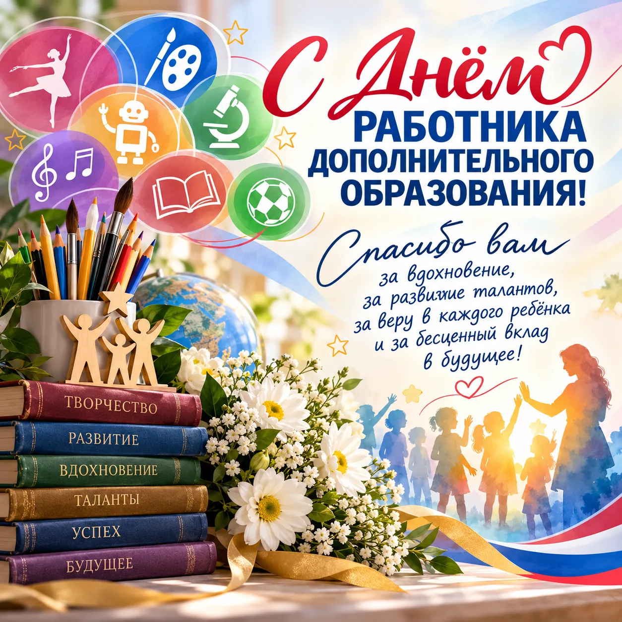 🎉 С Днём работника дополнительного образования!