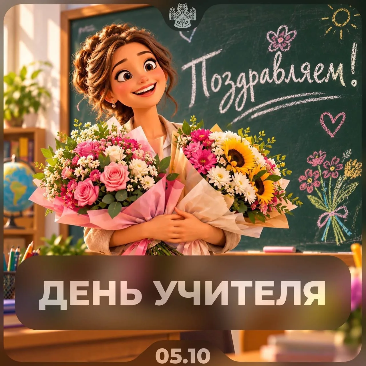 👩‍🏫 Сегодня отмечается День учителя!