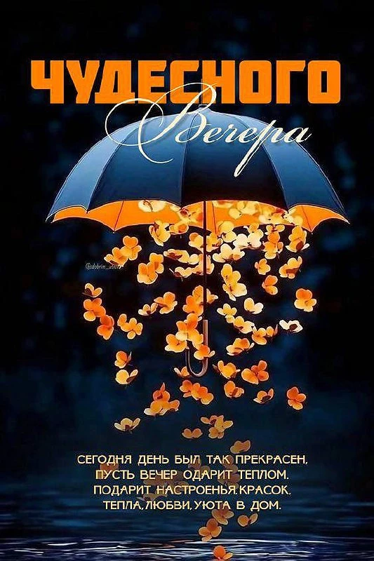#хорошеговечера