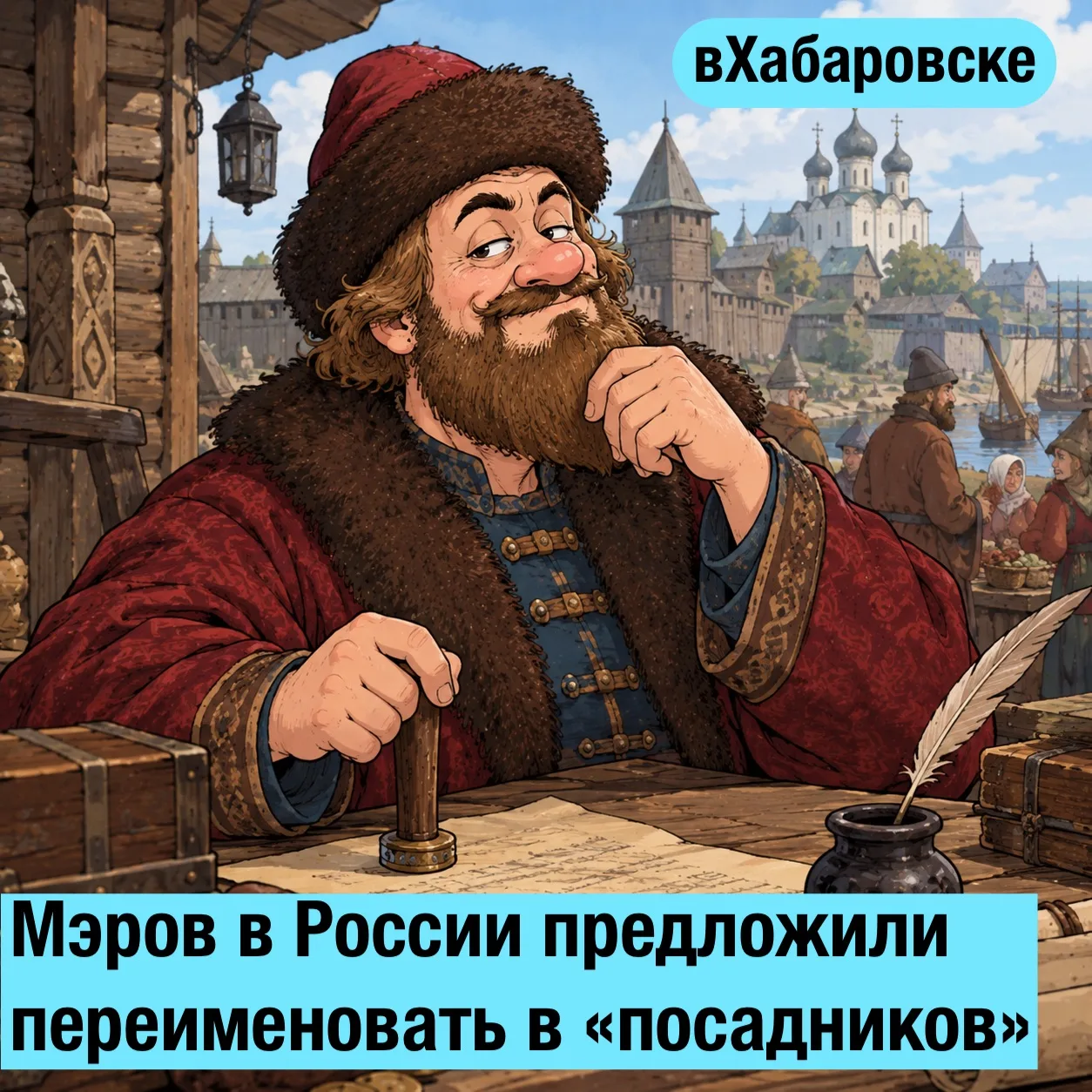 Мэров в России предложили переименовать в «посадников»