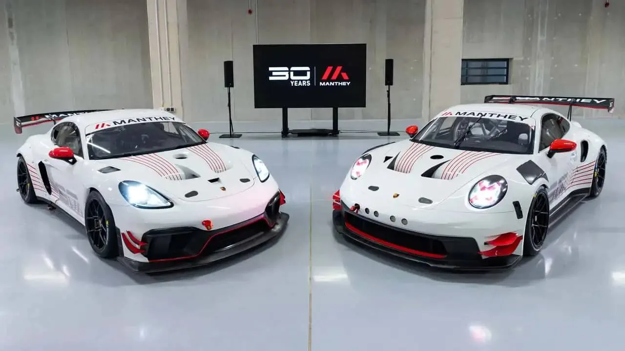Porsche представила сразу два гоночных монстра — Manthey подготовила экстремальные верс...