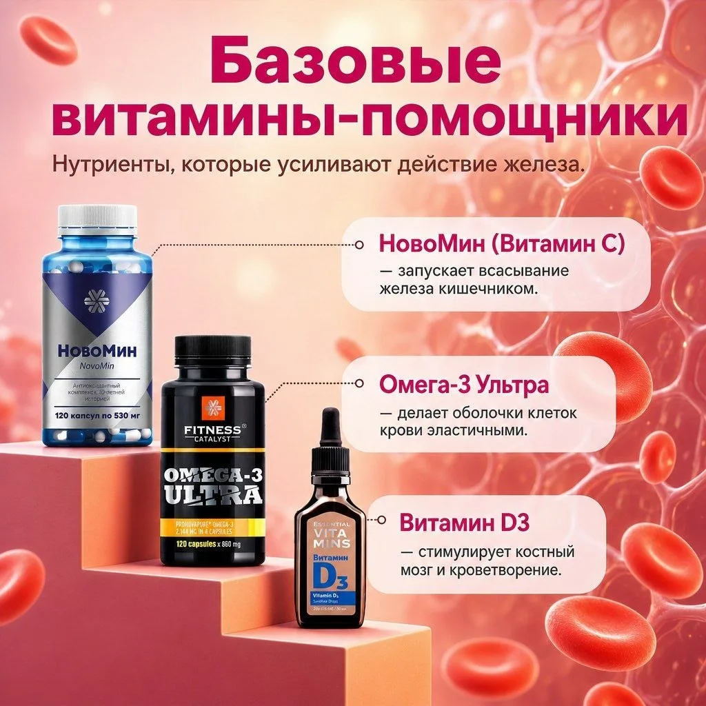 Чтобы железо работало на полную мощность, ему нужны правильные спутники.
