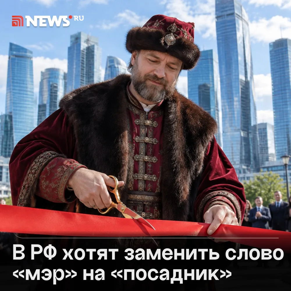 Переименовать мэров в посадников предложили в России.
