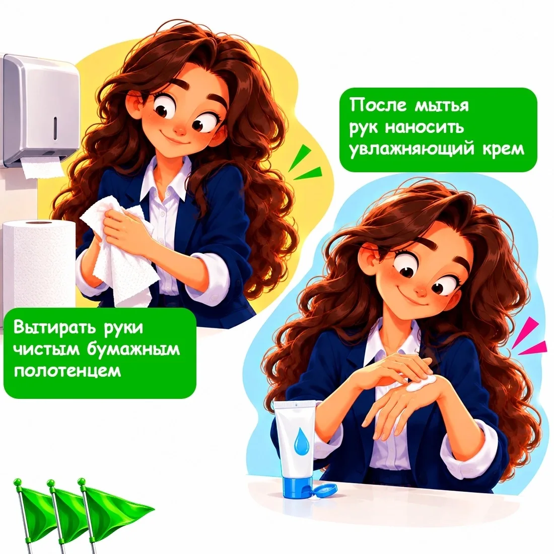🙌 15 октября отмечается Всемирный день мытья рук.