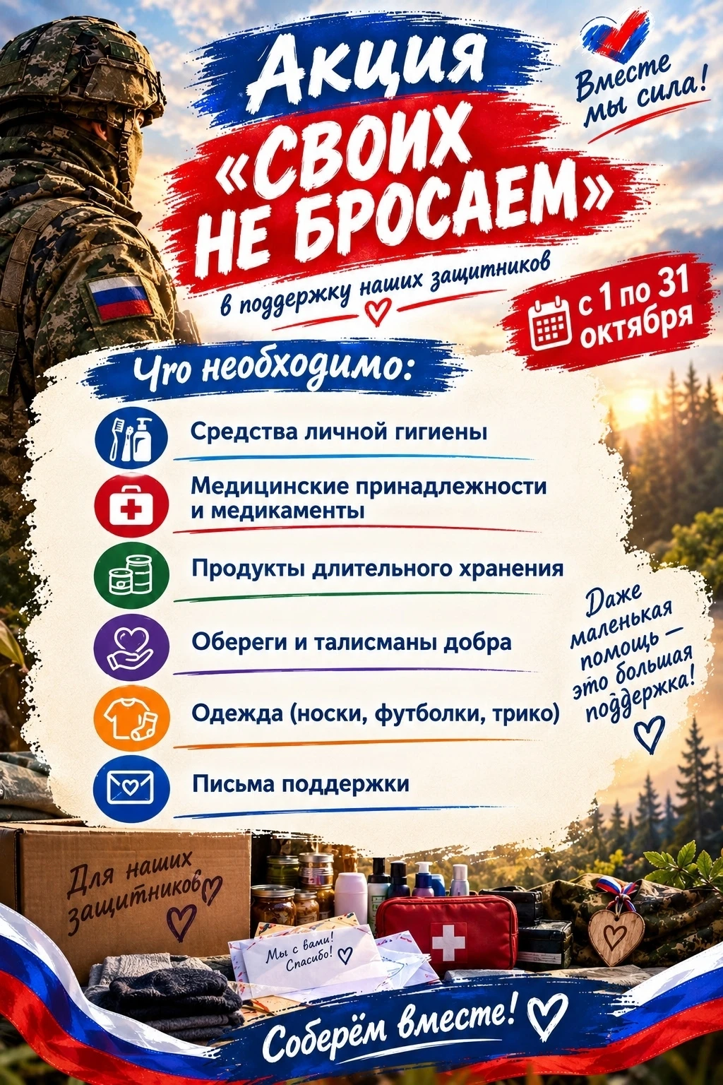 🔥 СВОИХ НЕ БРОСАЕМ: Большое дело для наших Героев!