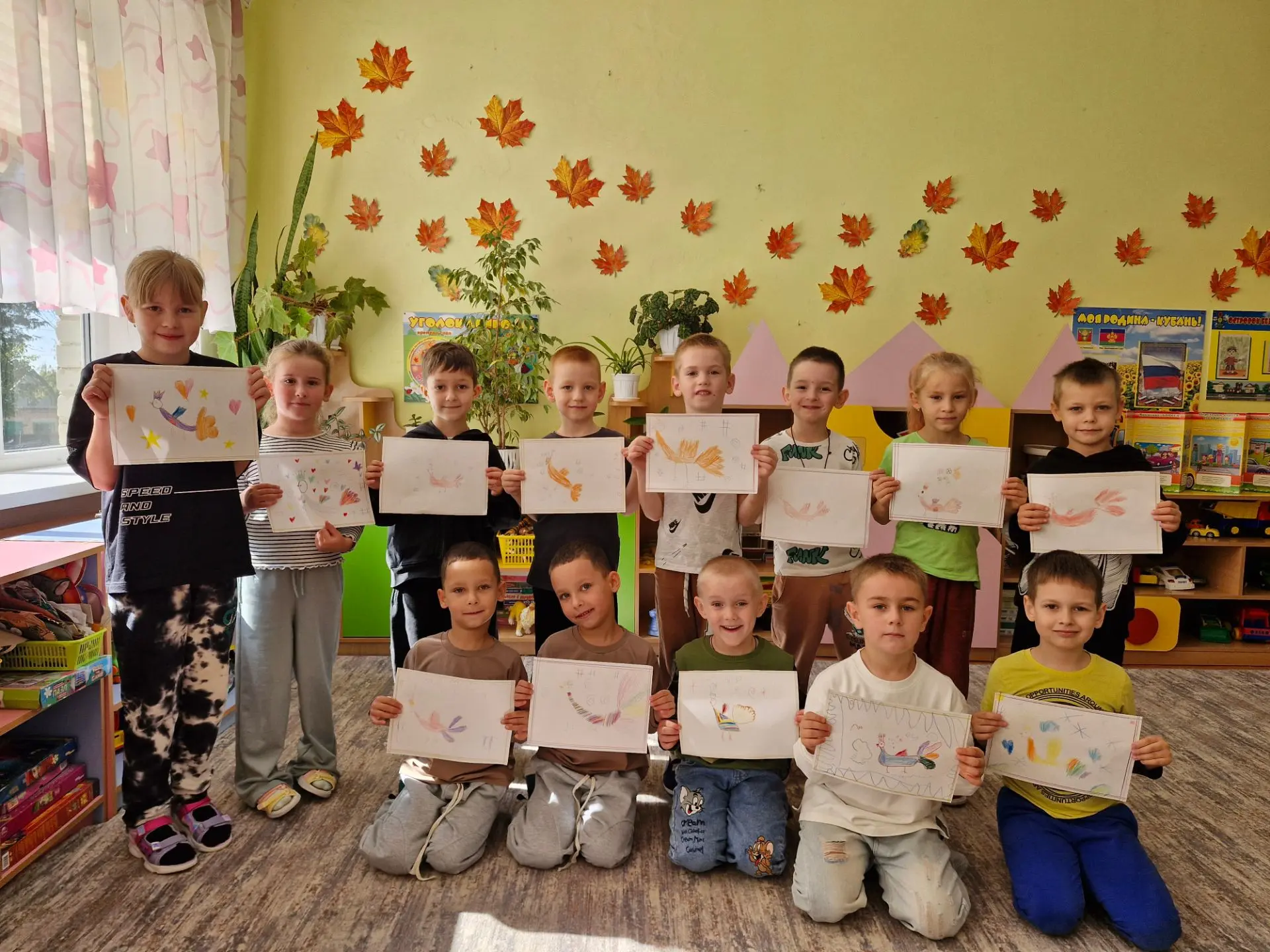 Рисование на тему «Волшебная птица»
