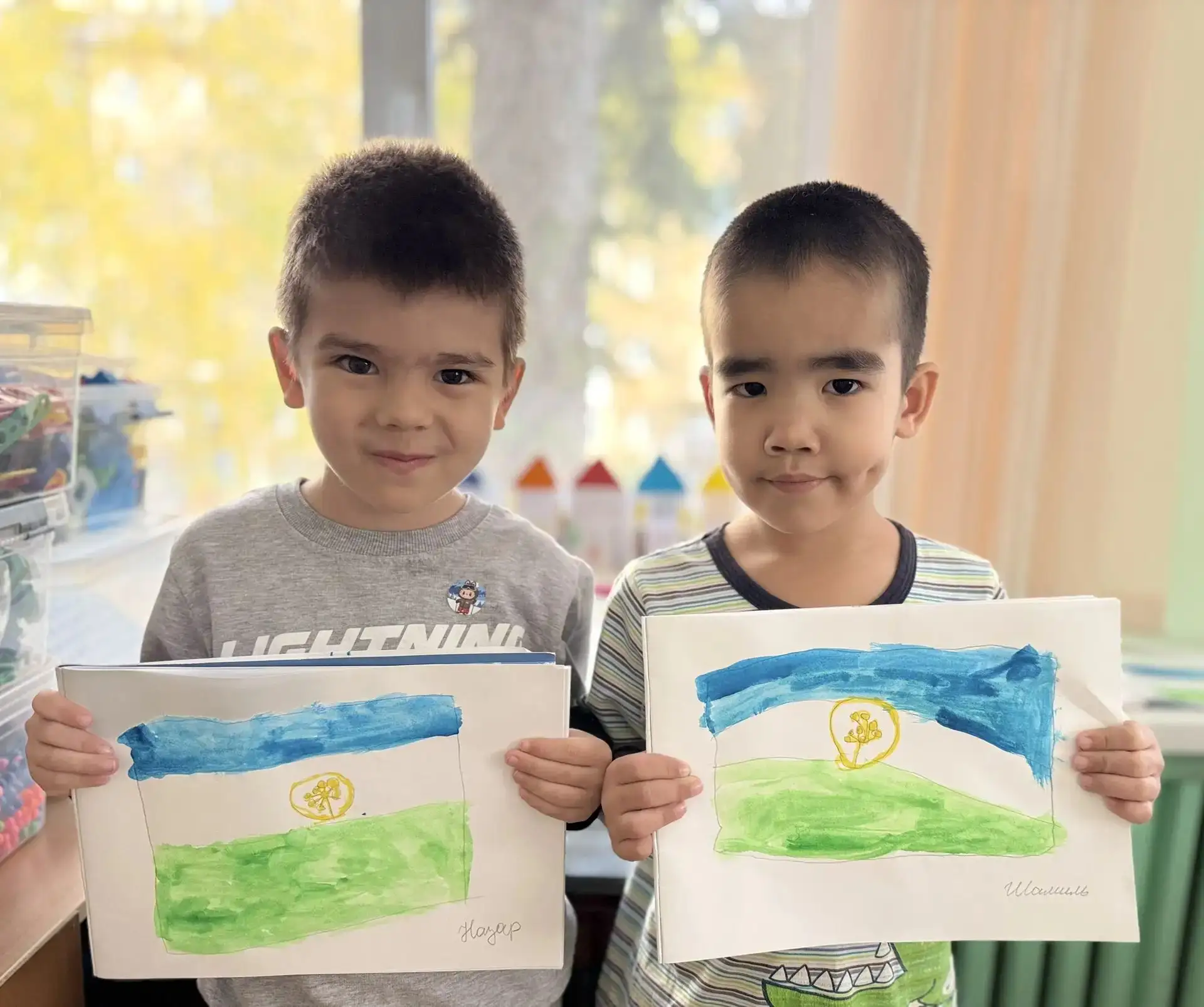 🎨 Рисуем флаг родного Башкортостана! ✨
