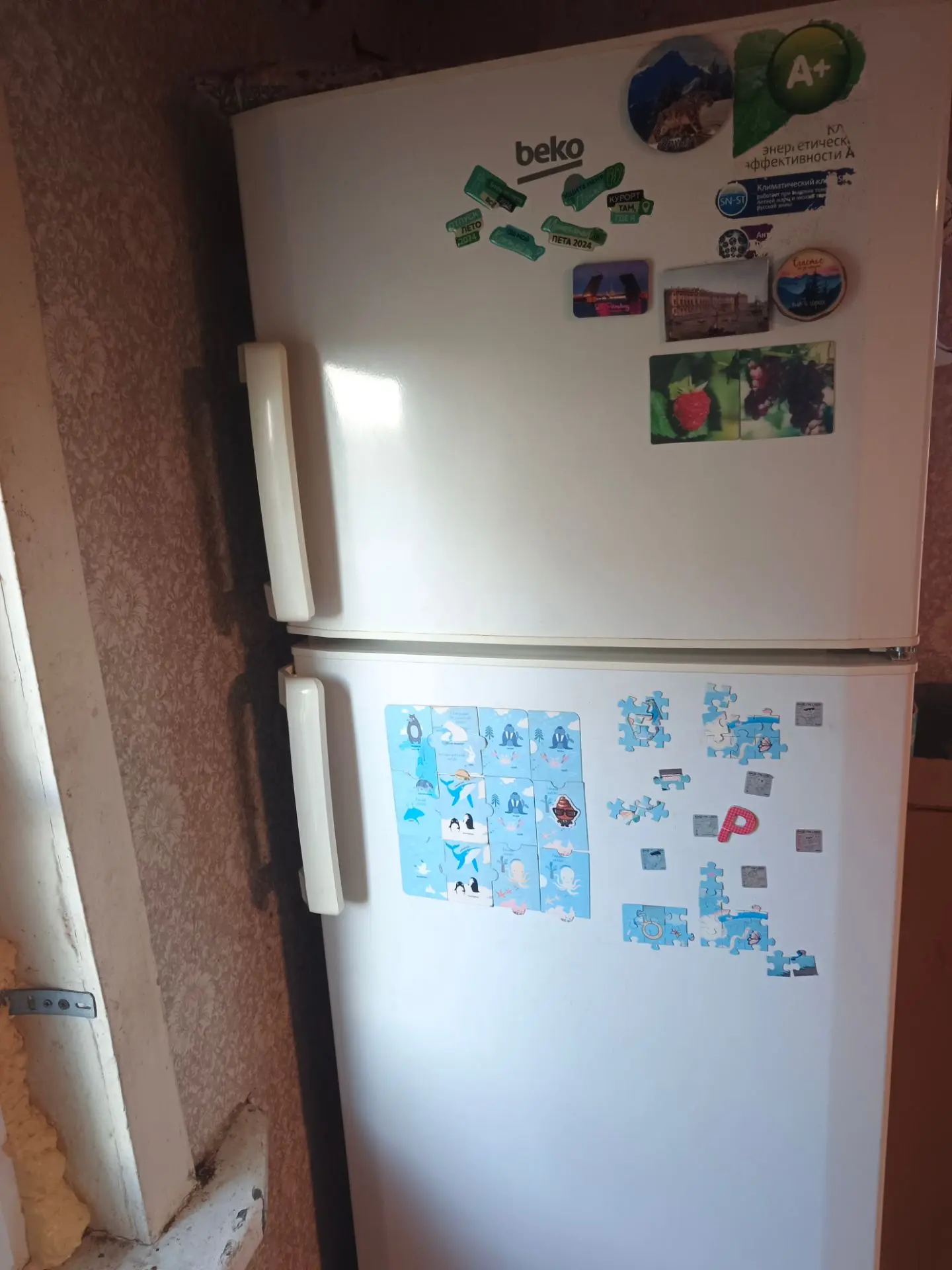 Холодильник beko ds 333020, б/у. Для дачи или съемного жилья.