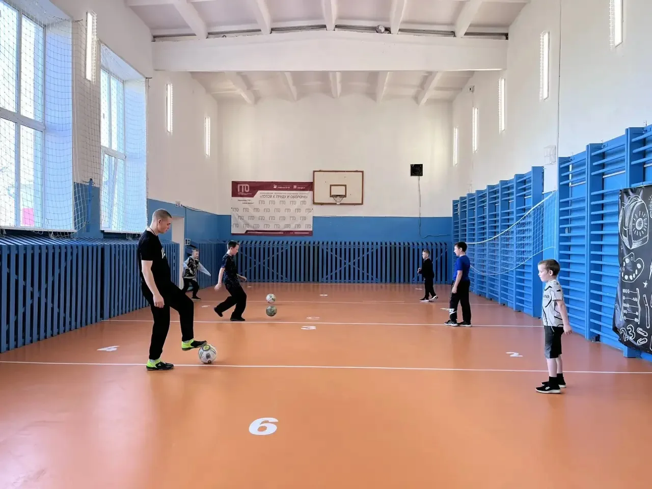 Прошла тренировка по «Мини-футболу». ⚽