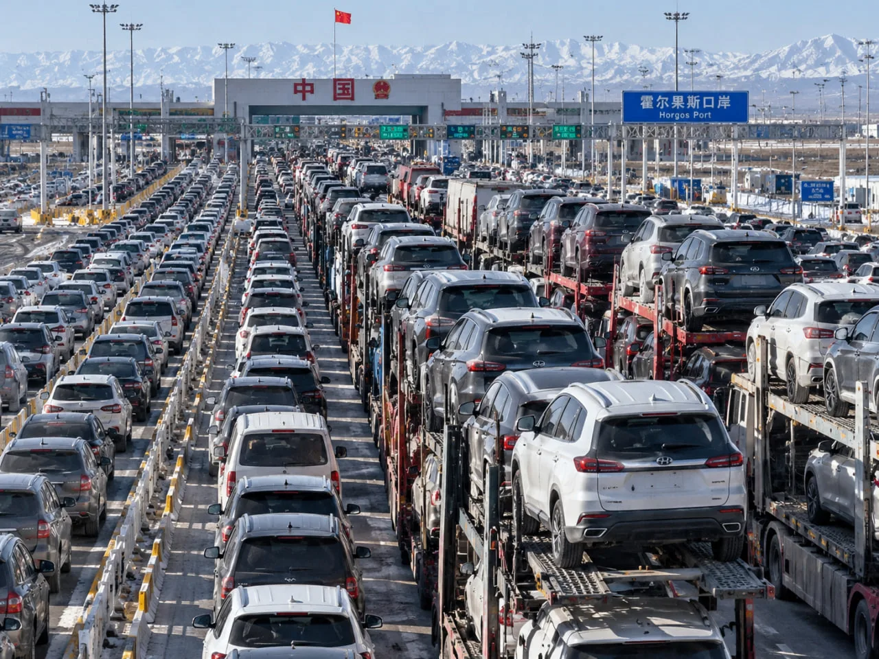 Ситуация на границе Китая и Казахстана 🇨🇳🇰🇿
